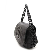 chanel flap rhodoid modern black chain bag now online at labellov.com for the best price