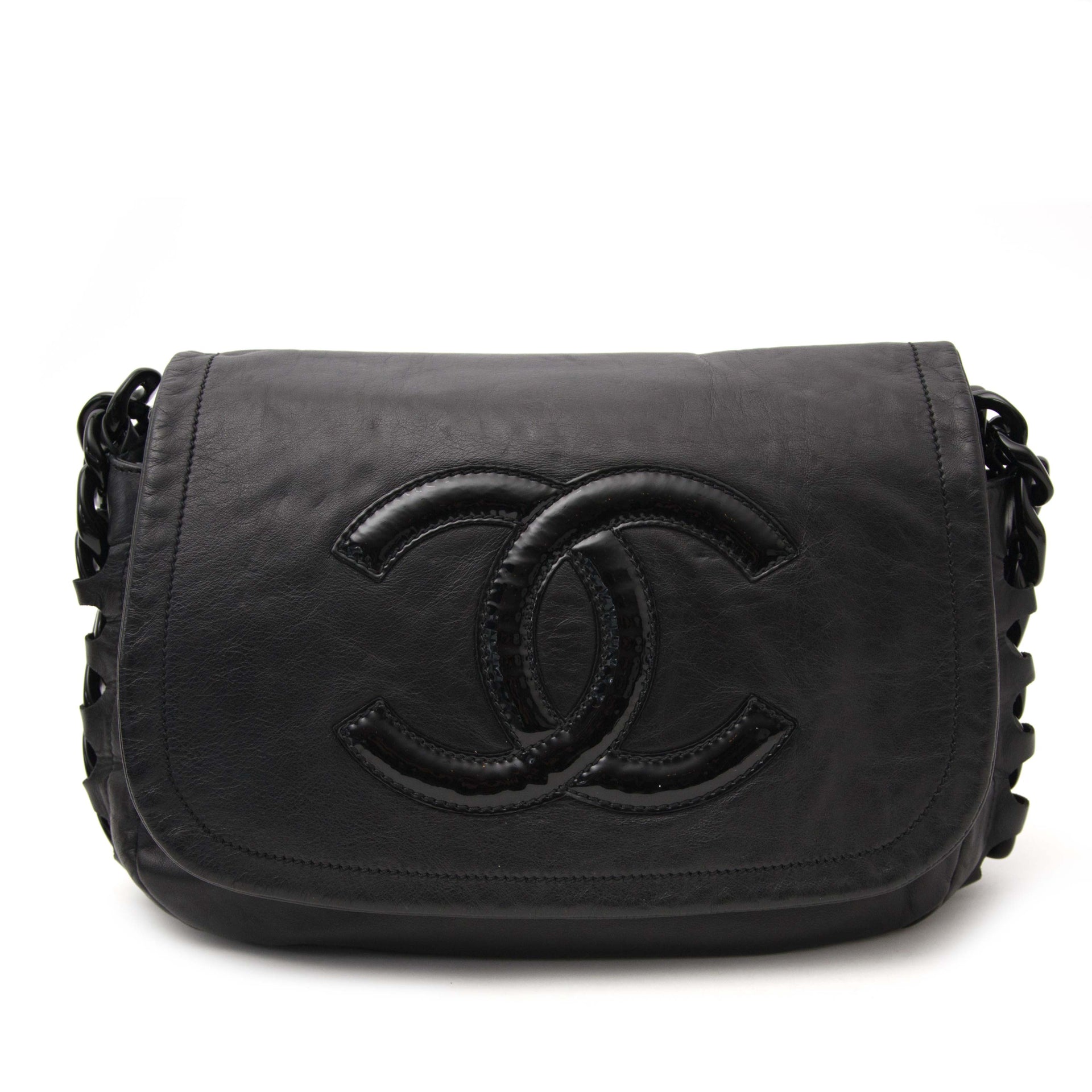 Acheter chanel flap rhodoid modern chain sac a epole noir en ligne chez labellov.com pour le meilleur prix