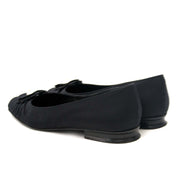 Chanel Black Fabric Pearl Camelia Ballerina Flats for sale online