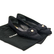Are you looking for an authentic pair of Chanel Black Fabric Pearl Camelia Ballerina Flats?