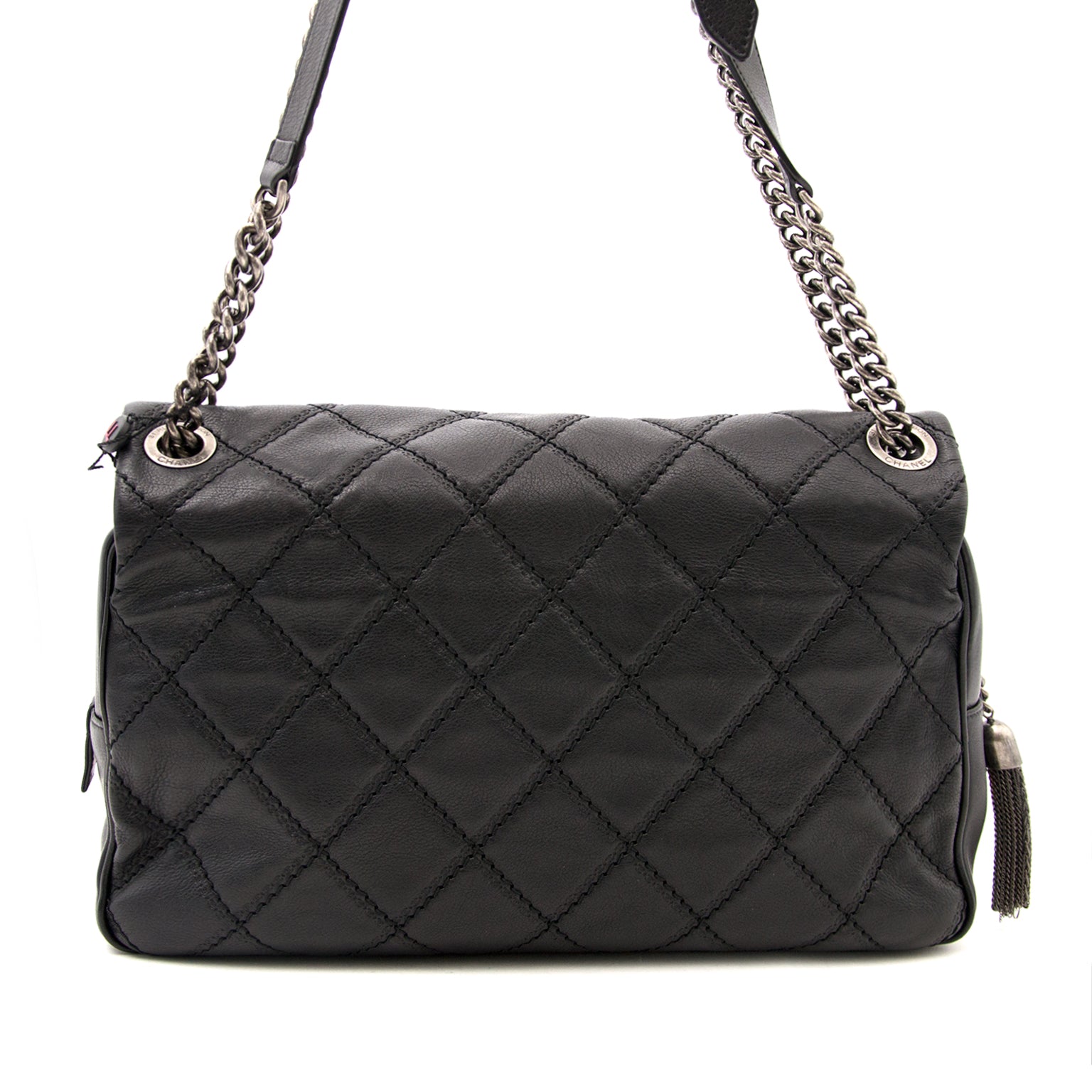 Shop safe and secure online Chanel Black Quilted Flap Bag