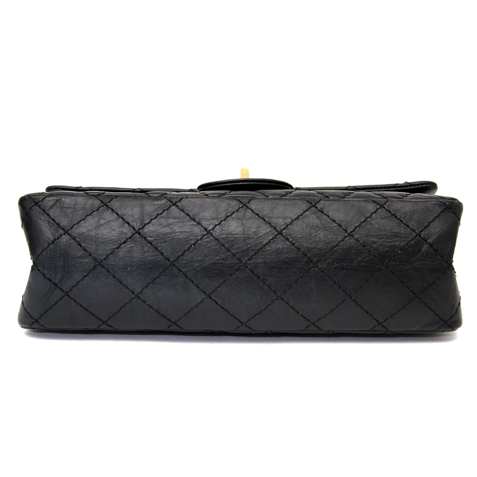 shop safe online at the best price chanel 2.55 reissue double flap black like new webshop www.labellov.com