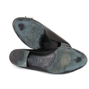 buy Chanel Black Cap Toe Flats - Size 39 at labellov for the best price