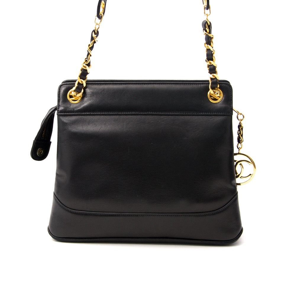Chanel Lambskin Black CC Tote te koop in Antwerpen, België en wereldwijd aan de beste prijs