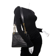 Buy and sell your designer Chanel Lambskin Black CC Tote for the best price online