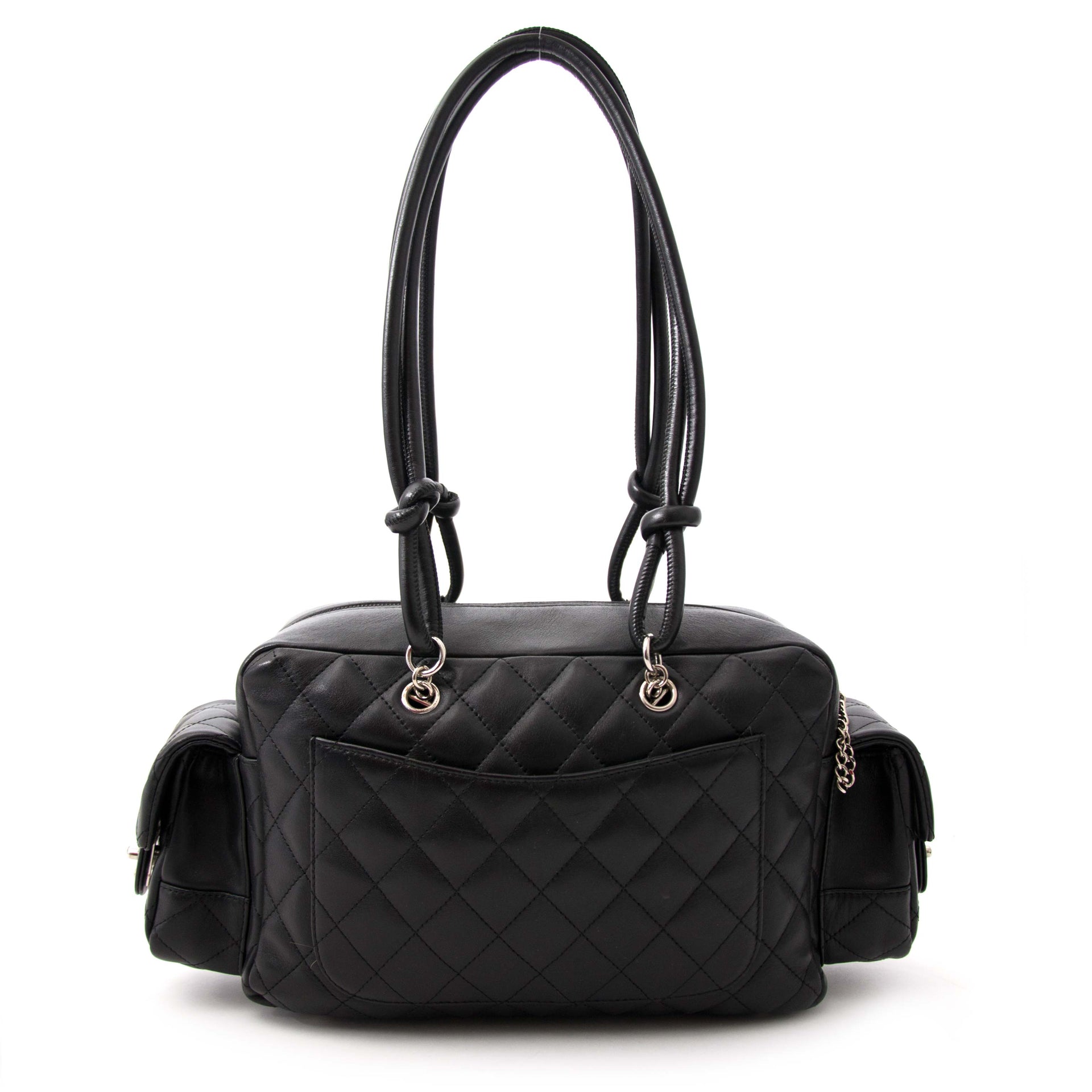 Koop uw Chanel Black Cambon Reporter Bag aan de beste prijs