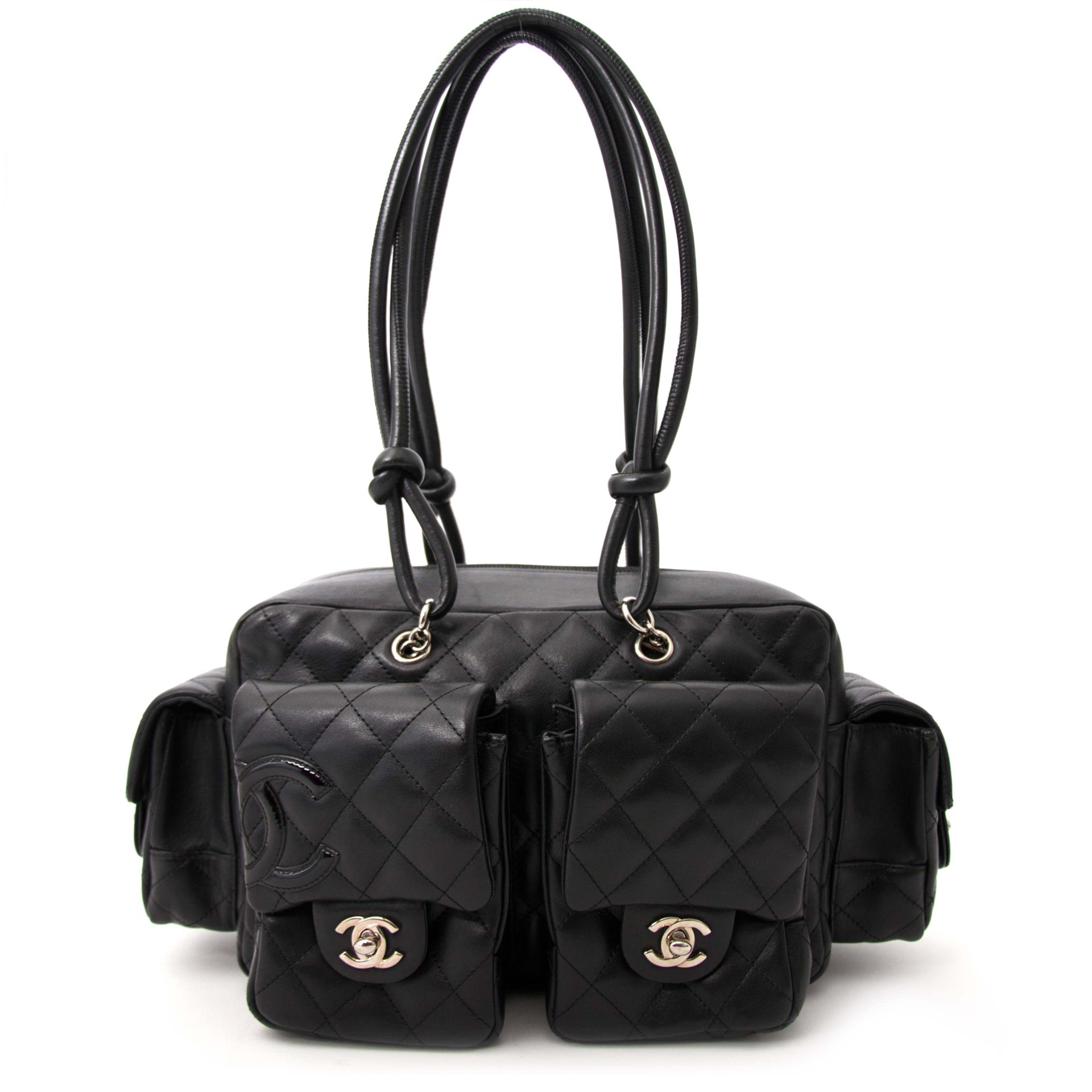 Chanel Black Cambon Reporter Bag te koop