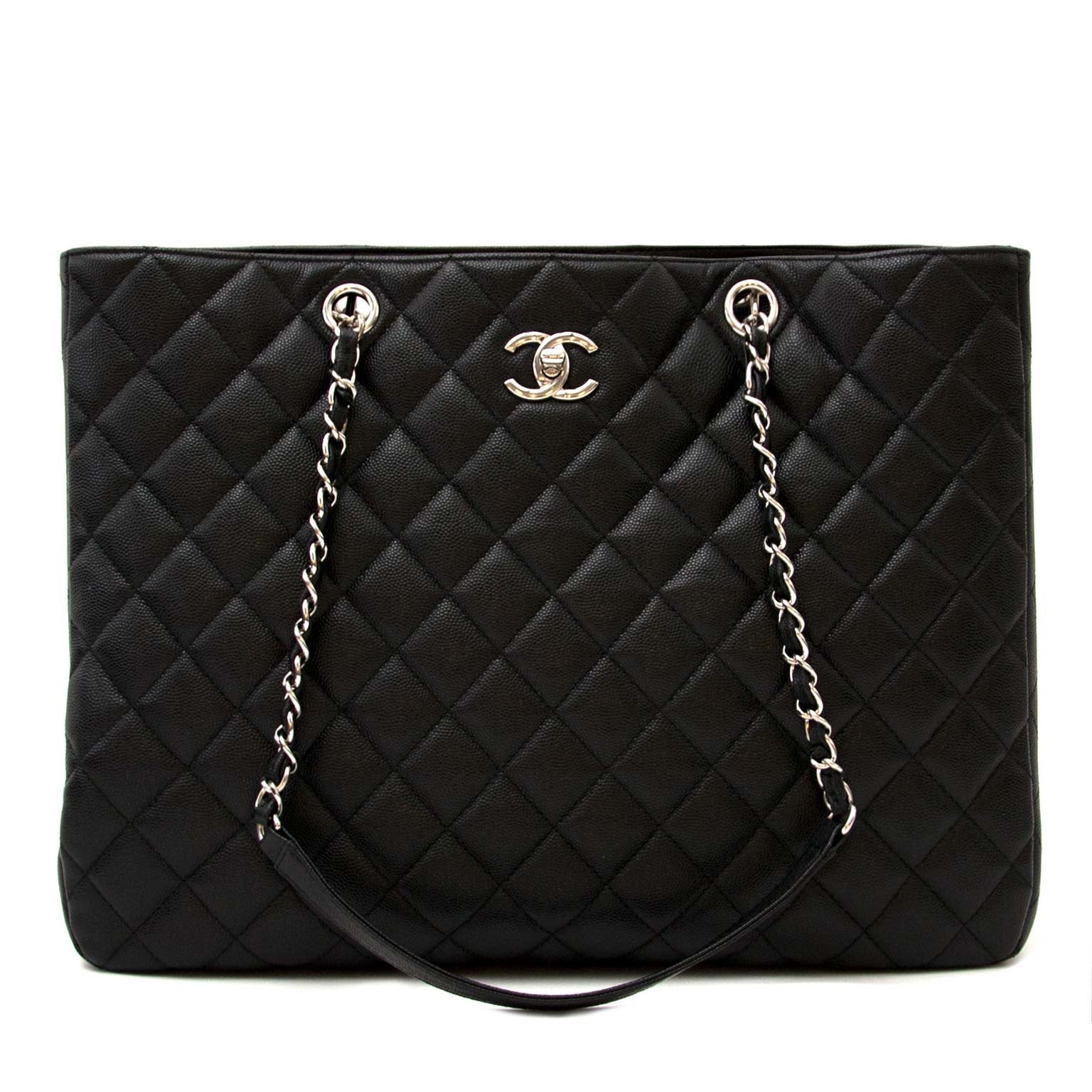 acheter en ligne seconde main *As New* Chanel Large Black Classic Tote Bag