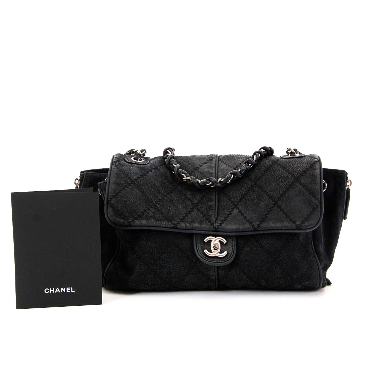 koop Chanel Black Quilted Leather Ultimate Stitch Flap Bag bij labellov aan de beste prijs