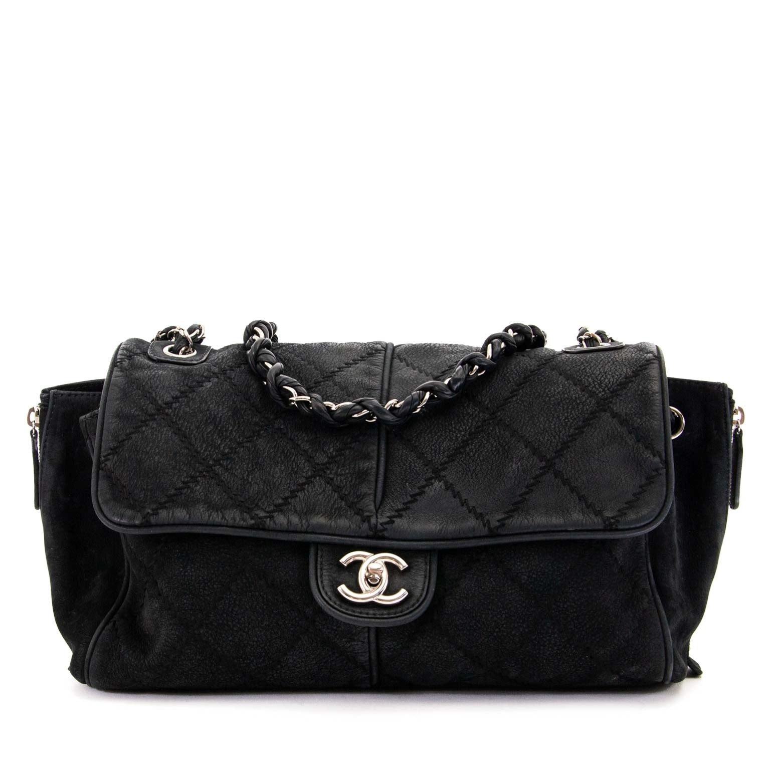 buy Chanel Black Quilted Leather Ultimate Stitch Flap Bag at labellov for the best price