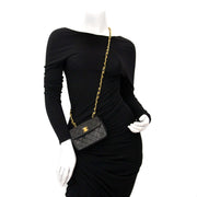 shop safe online your secondhand Chanel Vintage Mini Black Classic Flap Bag at the best price