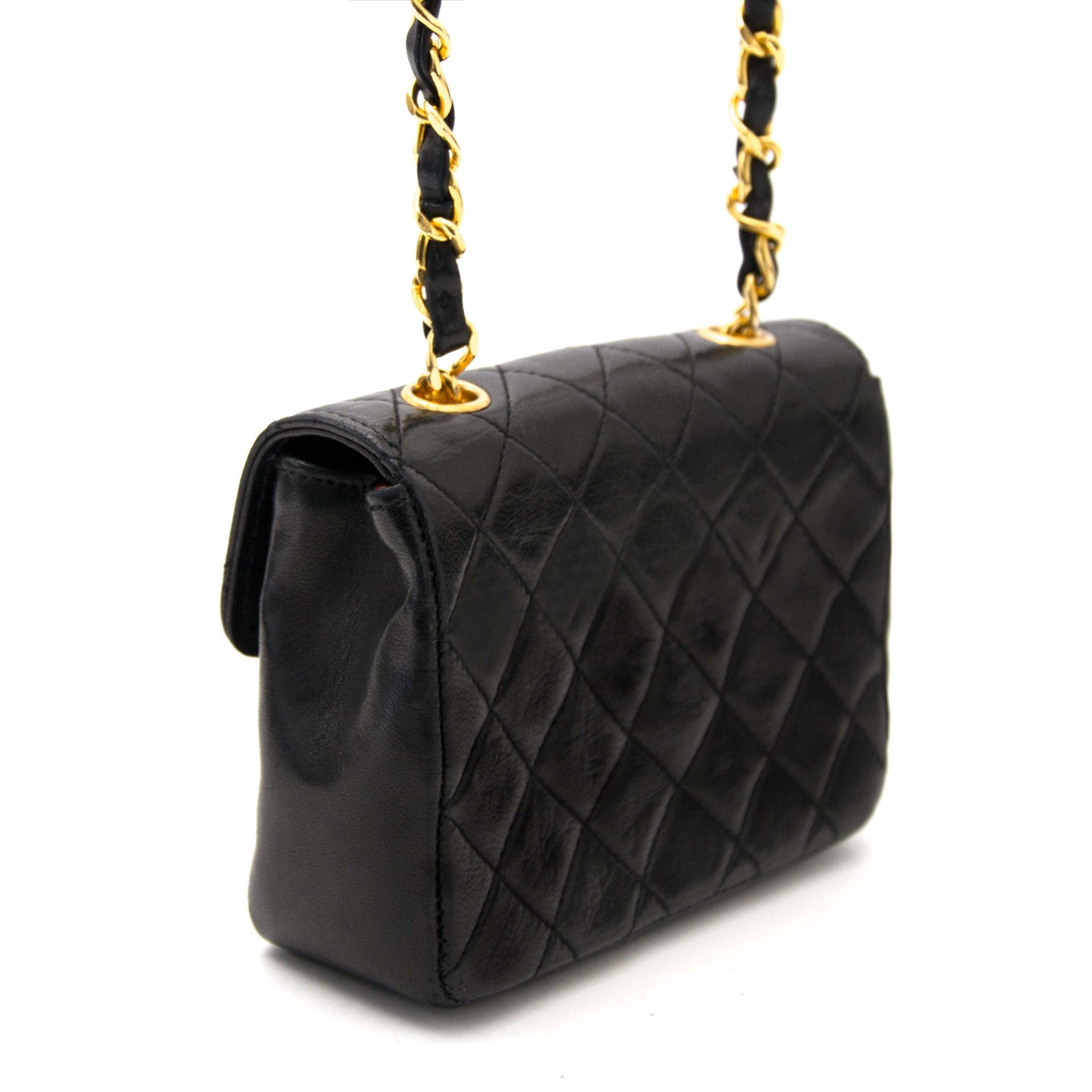 looking for a secondhand Chanel Vintage Mini Black Classic Flap Bag online at the best price