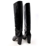 shop safe online your secondhand Chanel Black Patent Boots