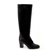 acheter en ligne seconde main Chanel Black Patent Boots