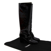 koop online Chanel Black Patent Boots aan de beste prijs