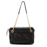 Op zoek naar een designer handtas? Wij verkopen uw Chanel Black Surpique Chain Bag aan de beste prijs.