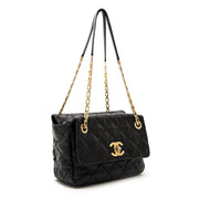 Wij kopen en verkopen uw Chanel Black Surpique Chain Bag aan de beste prijs online.