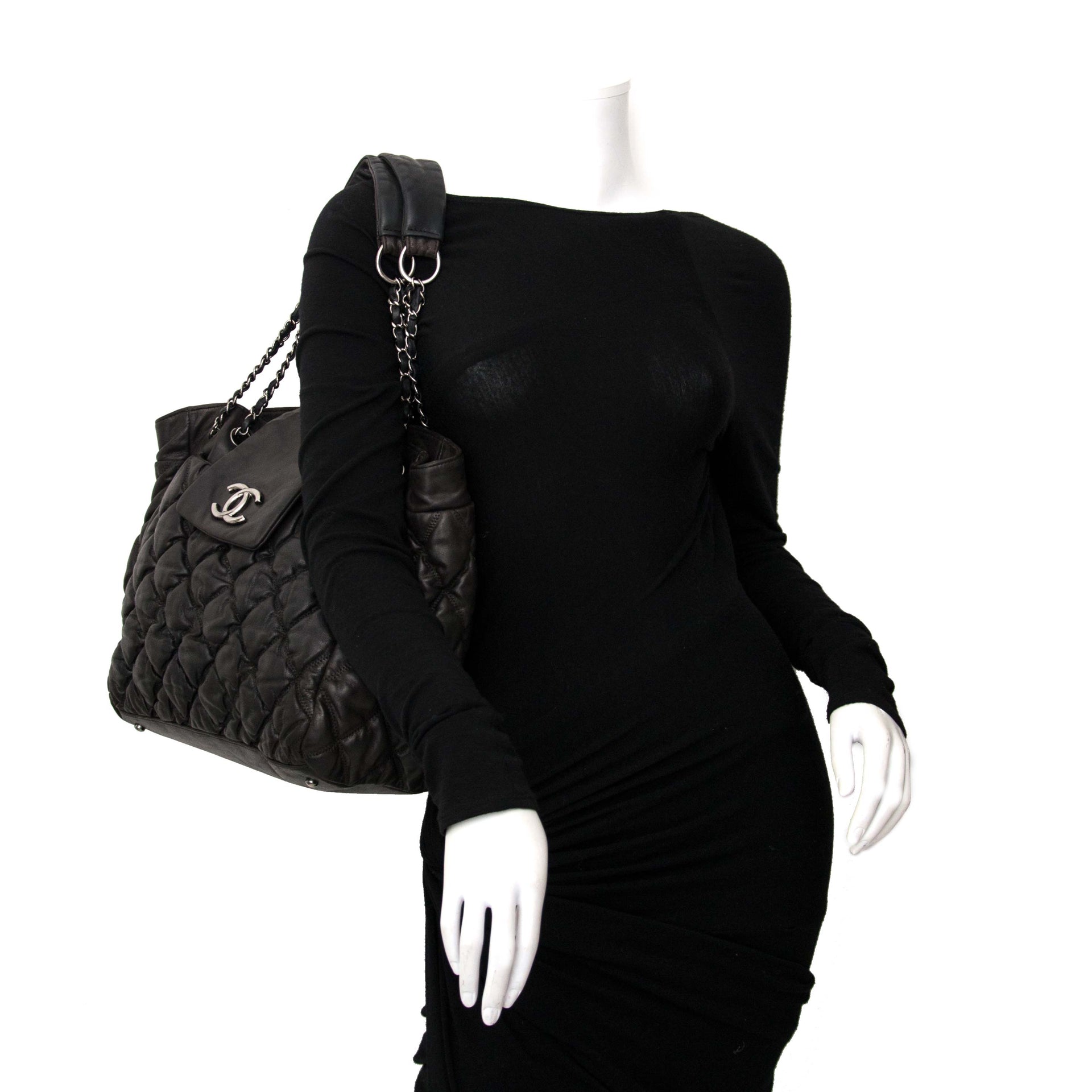 Chanel Zwarte Bubble Shopper
