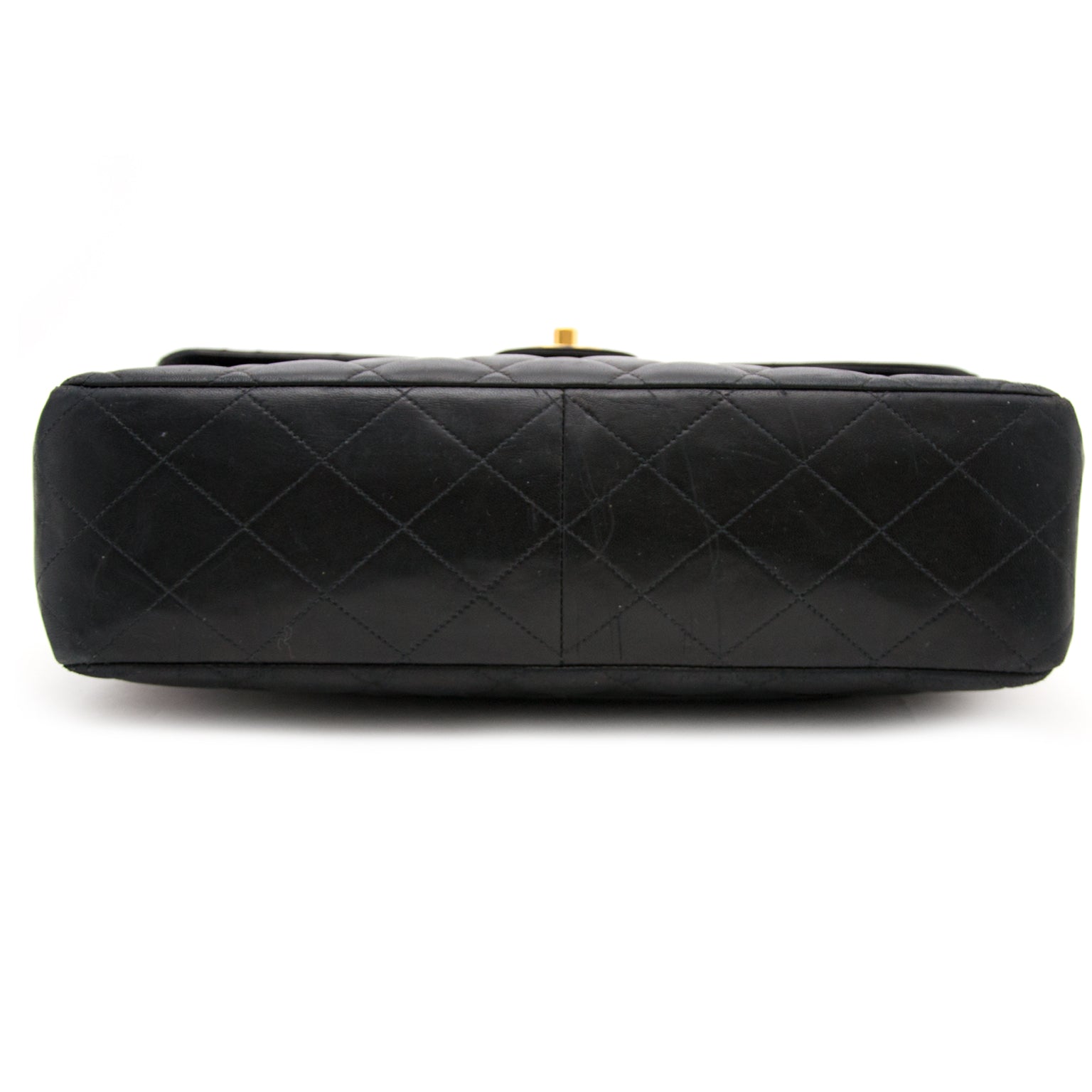 VintageChanel Lamskin Jumbo Flap Bag