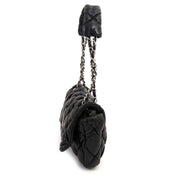 buy Chanel Black Lambskin Bubble Quilt Flap Bag at labellov for the best price