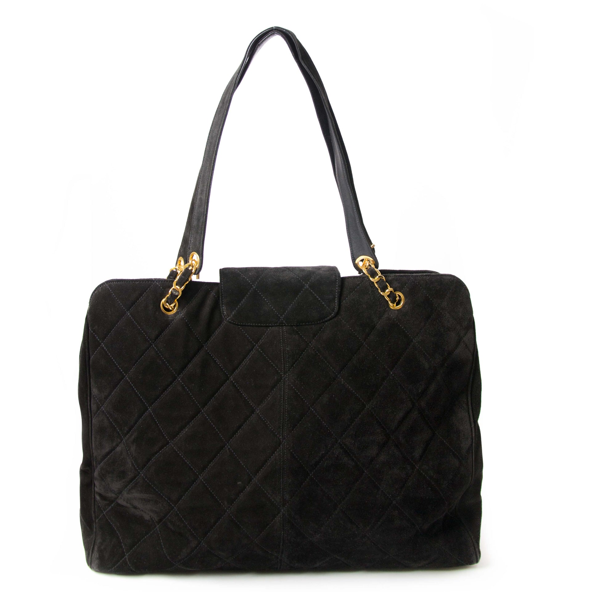 Chanel Velvet Quilted Large Shopper