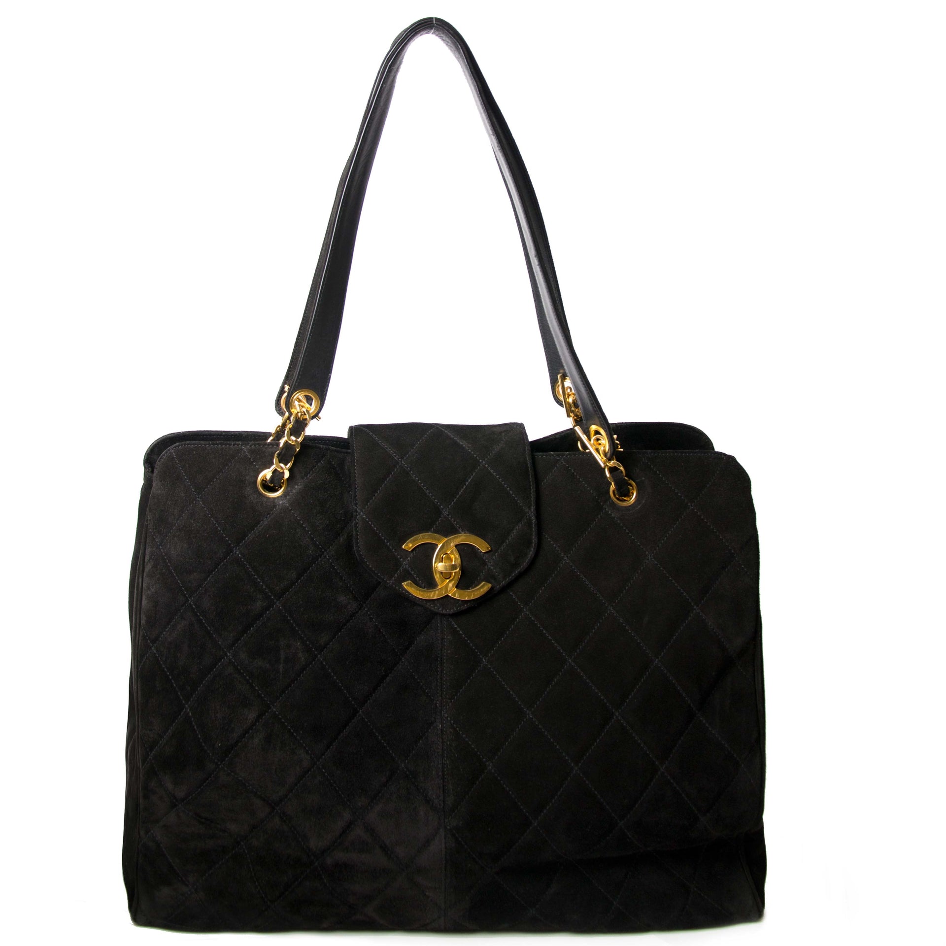 Chanel Velvet Quilted Large Shopper