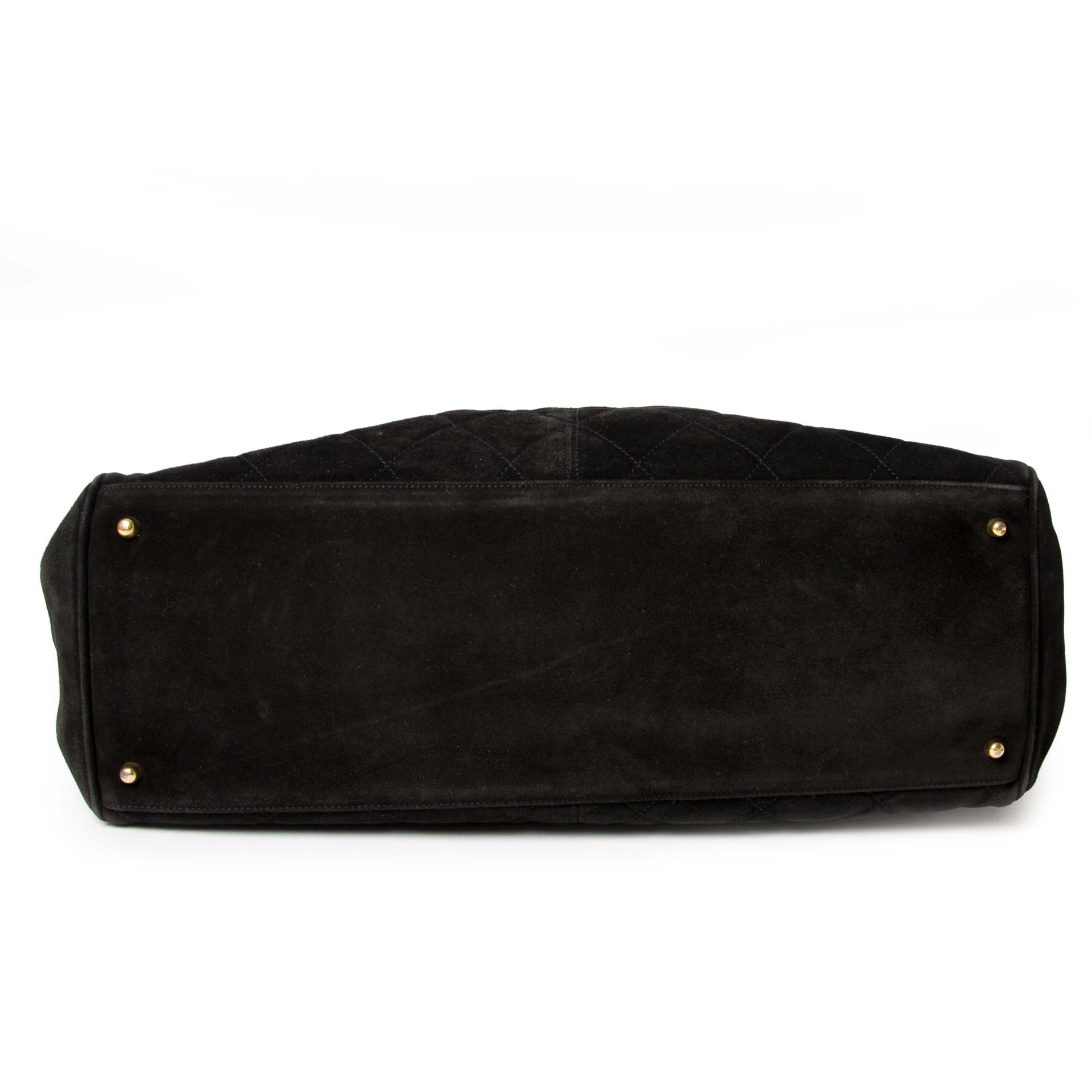Chanel Velvet Quilted Large Shopper
