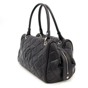 Acheter en ligne chez Labellov.com Chanel Black Caviar Shopping Tote Bag.