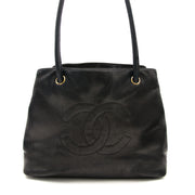 Buy your authentic Chanel Black Leather Shopper for the best price available online