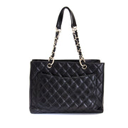 koop veilig online aan de beste prijs Chanel Black Caviar GST Grand Shopping Tote