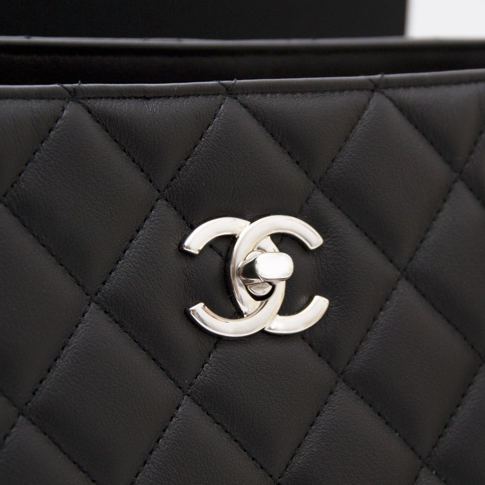acheter en ligne seconde main sac a main Chanel Calfskin Shopper Tote 35cm PHW