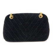 acheter en ligne pour le meilleur prix Rare Chanel Vintage 60s Mademoiselle Quilted Velvet Bag