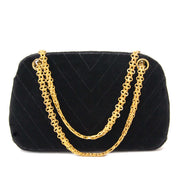 shop your safe second hand Rare Chanel Vintage 60s Mademoiselle Quilted Velvet Bag