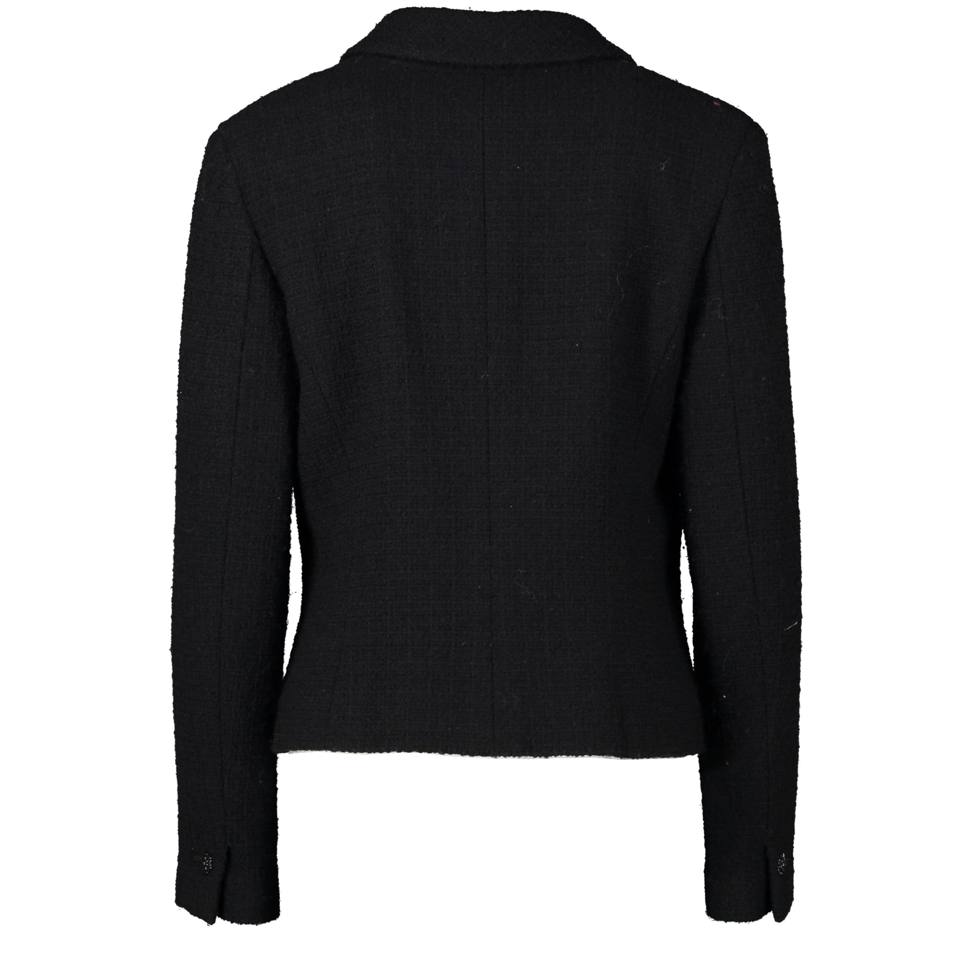 Chanel Black Classic Tweed Jacket te koop bij Labellov tweedehands luxe in Antwerpen
