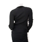 Koop en verkoop uw authentieke Chanel Black Suede and Wool Cardigan