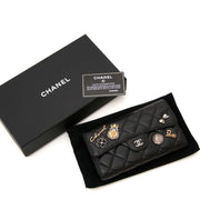 very hard to find Chanel Quilted Calfskin Lucky Charm Wallet now for the best price