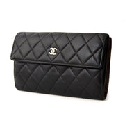 comme neuf Chanel Classic Black Lambskin Wallet pour le meilleur prix Chanel Classic Black Lambskin Wallet