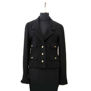 chanel black woolen blazer now online at labellov.com for the best price