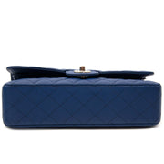 chanel blauwe classic double flap bag phw nu te koop bij labellov.com