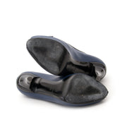 Chanel Black and Blue Peeptoe Pumps acheter secur en ligne chez Labellov
