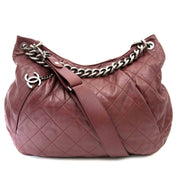 Koop uw Chanel Burgundy Hobo Bag aan de beste prijs