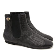 100% authentic Chanel Python Ankle Boots for the best price available online at Labellov