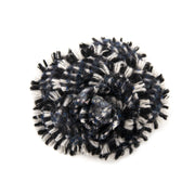 Chanel Brooch Camélia Tweed for sale at Labellov, luxury webshop in Antwerp Belgium, designer goods and worldwide shipping.