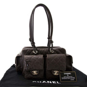 Want to buy an authentic Chanel bag in brown? This beautiful Chanel brown quitled bag in a great condition can be yours at LabelLOV, vintage webshop for luxury items in Antwerp, Belgium, Europe.