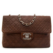 koop veilig online tegen de beste prijs Chanel Vintage Brown Classic Flap Bag