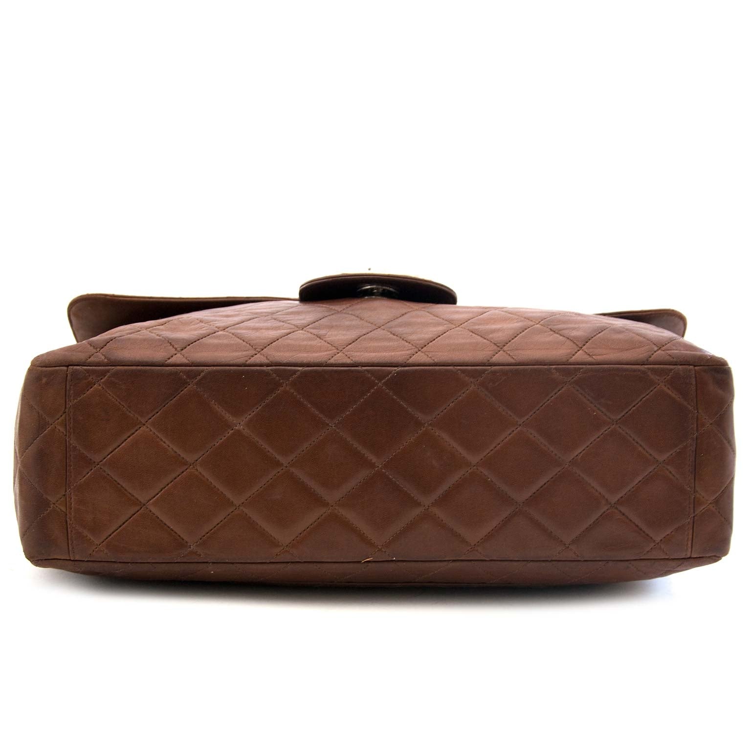 skip the waitinglist Chanel Vintage Brown Classic Flap Bag