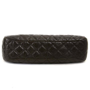 chanel brown quilted leather frame shoulder bag now for sale at labellov vintage fashion webshop belgium