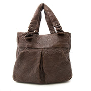 Chanel Grand Brun Shopper En Cuir en ligne chez labellov.com pour le meilleur prix.