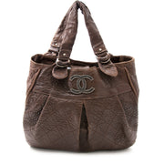 Chanel Large Brown Leather Shopper now online at labellov.com for the best price.