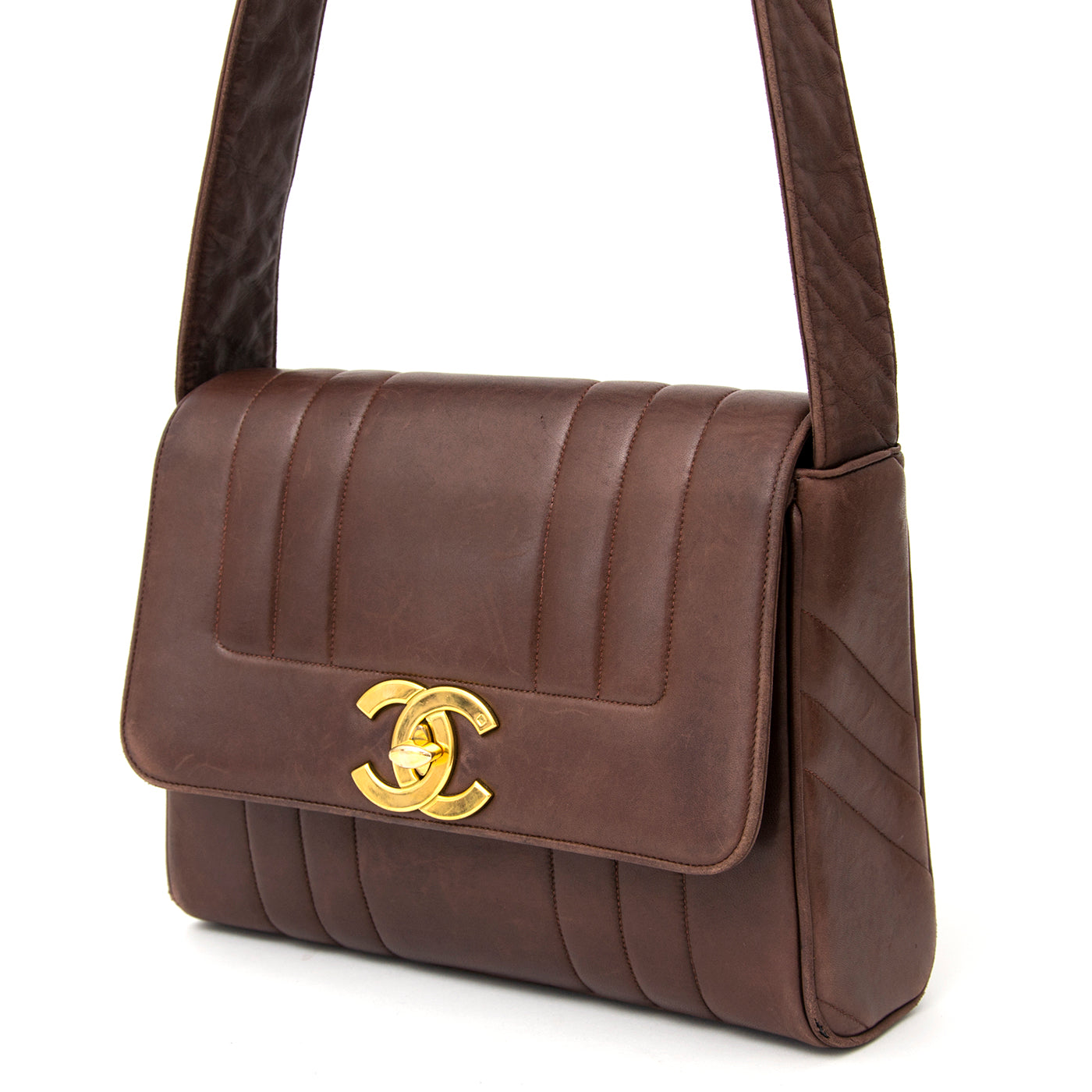 koop veilig online aan de beste prijs Chanel Bag Brown online webshop labellov.com